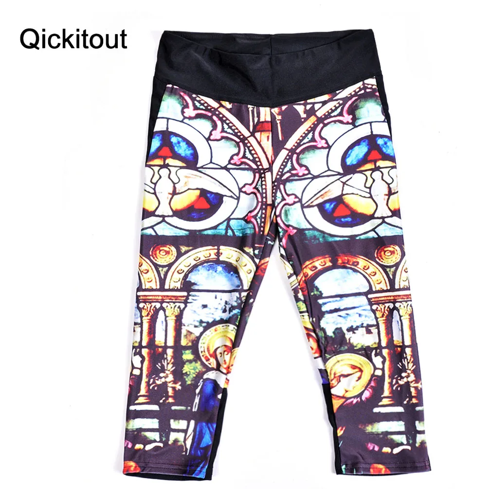 Новые пикантные Для женщин 7 точка Штаны леггинсы Faith христианской церкви