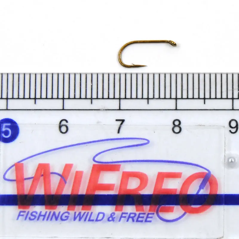 100 шт. #14 маленький размер искусственный крючок для нахлыста рыбалки бородка