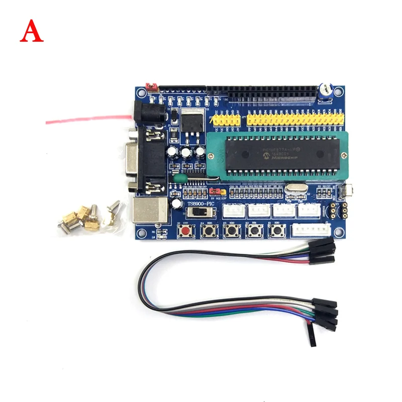 1 шт. Новинка PIC16F877A PIC минимальная системная плата для разработки JTAG ICSP драйвер