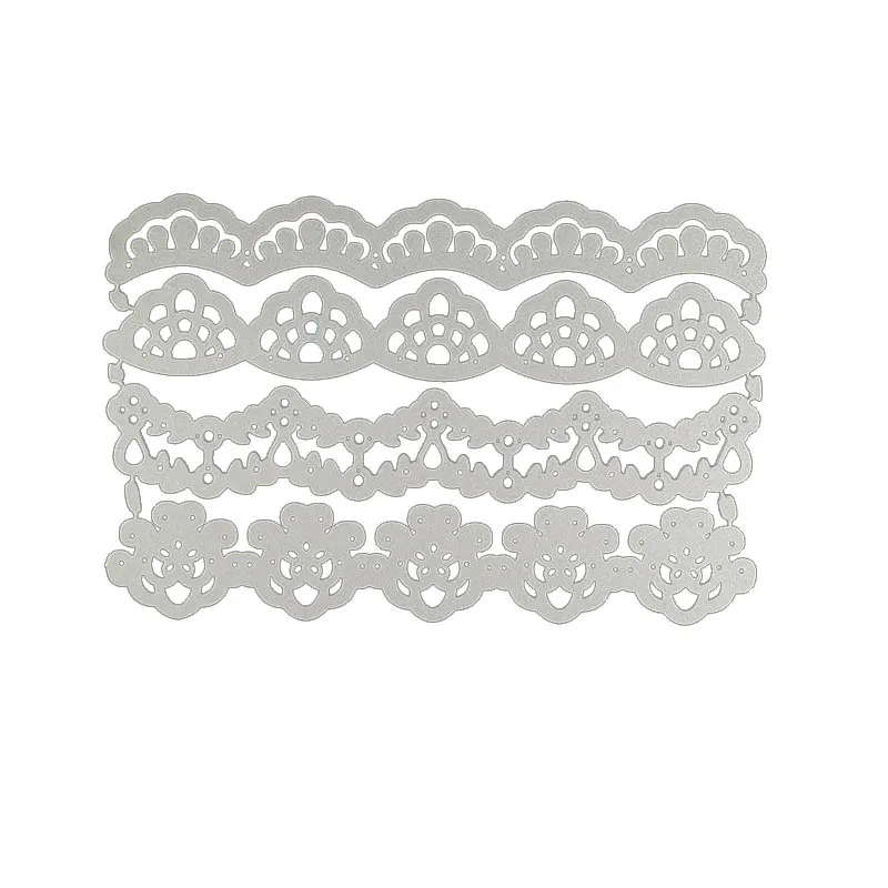 Lace banner edge borders Metal Cutting Dies Stencils for DIY Scrapbooking Embossing card making Stationery metal dies | Дом и сад