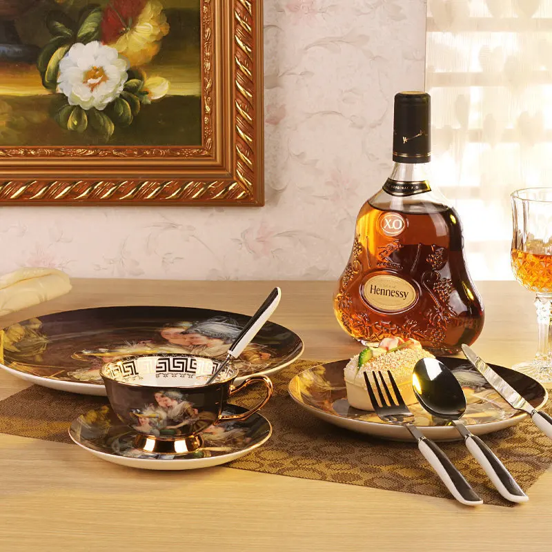 Качественные товары фарфоровые декоративные тарелки керамические костяной