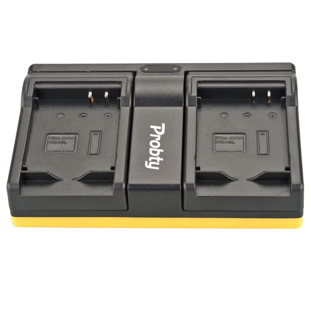 Probty 2 шт. NB-10L NB 10L Камера Батарея + USB Dual Зарядное устройство для Canon G3X G1X G16 G15 SX40 SX50 SX60