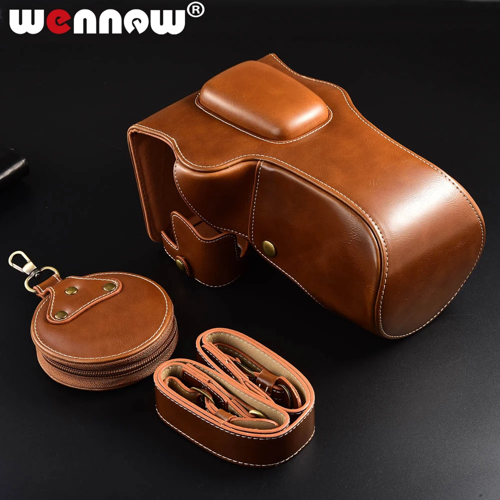 Роскошный кожаный Камера сумка для Canon 800D 77D с батареи box держатель на |