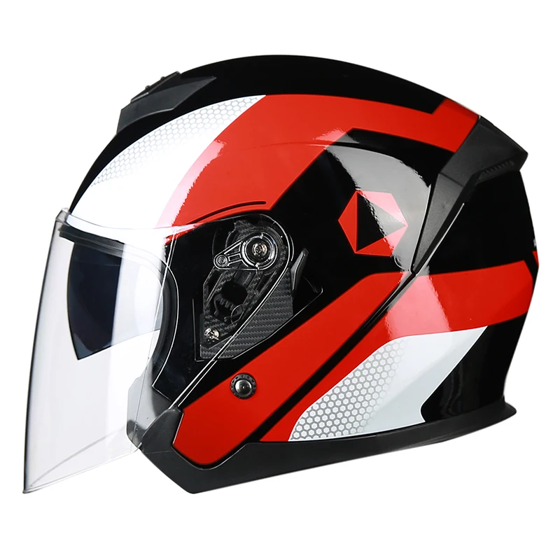 Мотоциклетный шлем jet с открытым лицом Captain star cascos para moto Ретро стиль пилот кафе