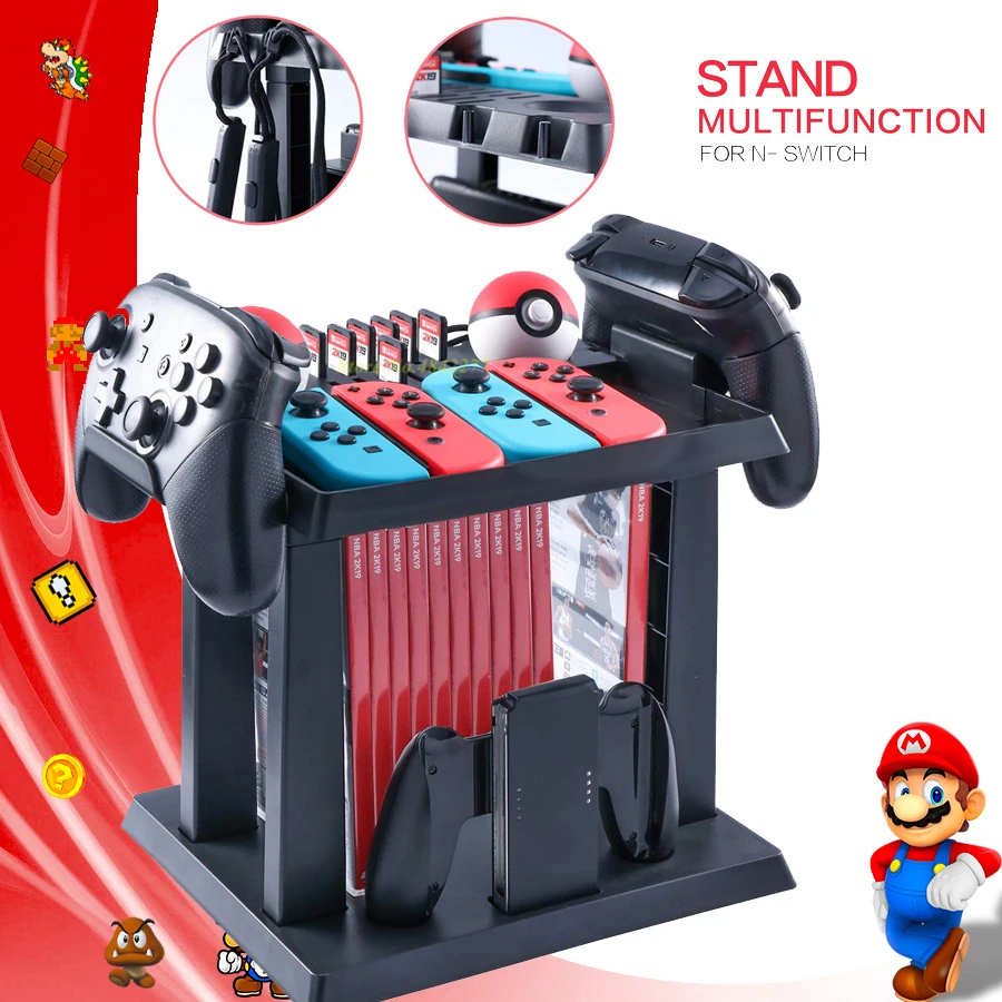 Аксессуары для переключателей игровой диск хранения Pro держатель контроллера