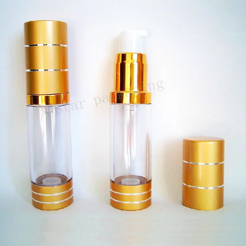 20 шт. вакуумный контейнер для косметики 15 мл|travel bottle|empty cosmeticairless container |