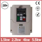Мини-преобразователь частоты 220 кВт 4 кВт в однофазный в кВт 3-фазный вход частный Инвертор VFD
