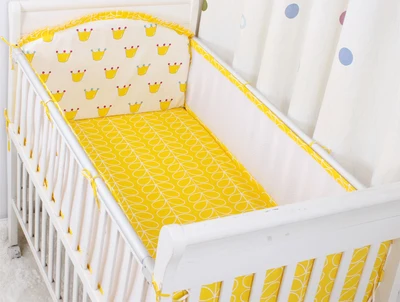 

Комплект детской кроватки из 5 предметов, сетчатый Комплект постельного белья для новорожденных, мультяшное белье для девочек и мальчиков, ...