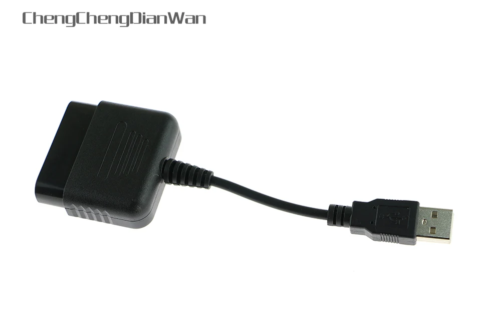 

ChengChengDianWan, высококачественный игровой контроллер для PlayStation PS2 на PS3, ПК, компьютер, USB-конвертер, адаптер 10 шт./лот