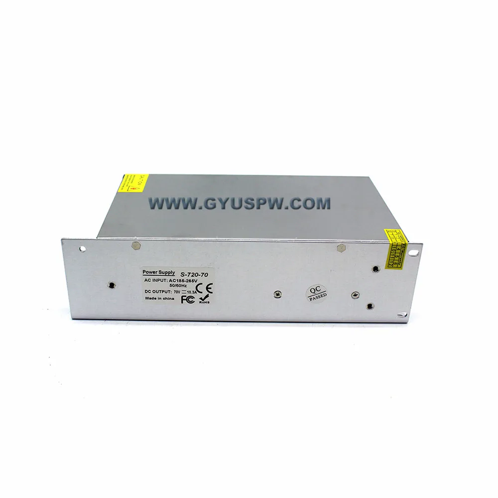 Выключатель питания DC70V 10.3A 720 Вт источник трансформатор 220 В AC DC SMPS для станка с