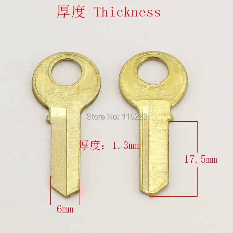

A036 right groove Wholesale Locksmith Keymother Brass House Home Door Blank Key Blanks Keys 25 pieces/lot