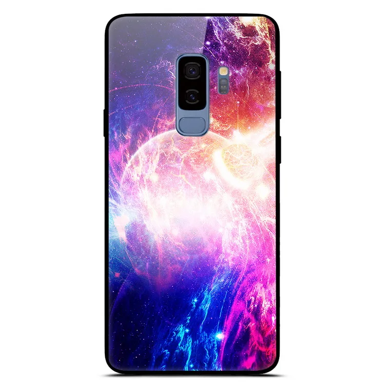 Чехол из закаленного стекла для samsung S9, Жесткий Чехол для задней панели, чехол для samsung Galaxy S9 Plus, чехол, TPU бампер S10e S10 Plus Caso