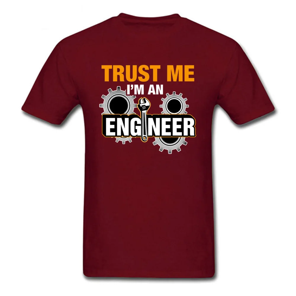 Забавные поговорки футболки для мужчин с надписью Geek Trust Me I Am An Engineer стимпанк