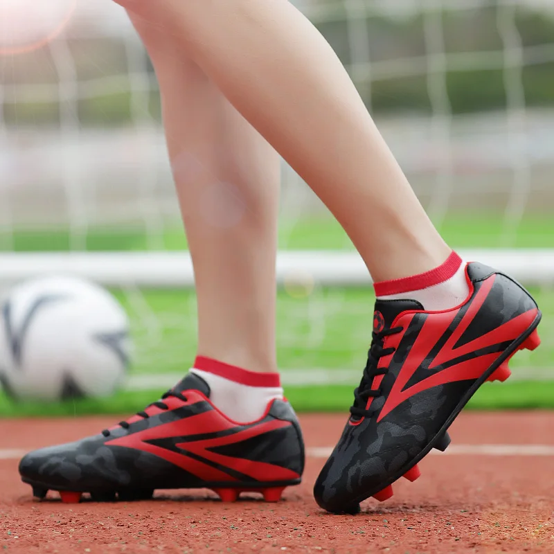 Оригинальные женские футбольные бутсы с шипами для тренировок детские кроссовки