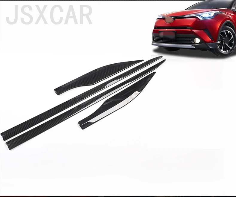 Для Toyota CHR C-HR- Модифицированная специальная внешняя боковая юбка защита от столкновений полосы украшения двери автомобиля яркая полоса