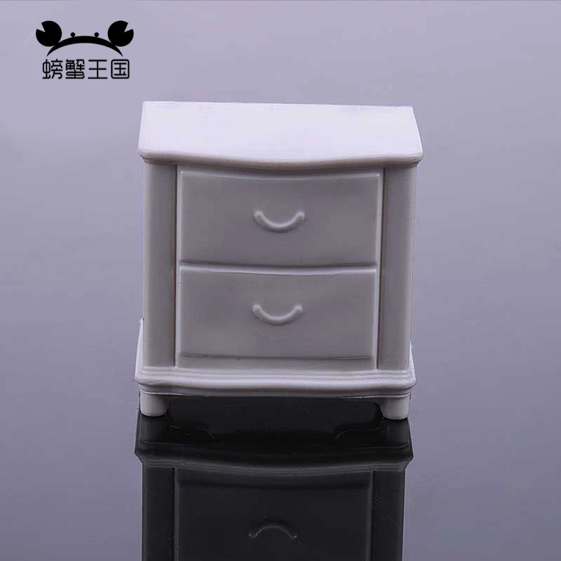 

6pcs 1:20 1:25 1:30 1:50 Bedside Table Cabinet Model Decorative Miniature Furniture Model Living Room Bedside Table Toys