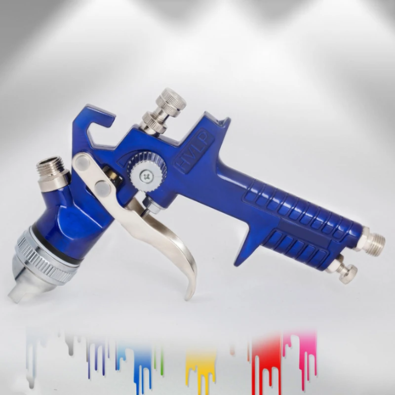 

1.4Mm Professional Hvlp Air Spray Tool Paint Sprayer 600Ml Gravity Feed Airbrush Kit Car Furniture Painting Spraying Tool