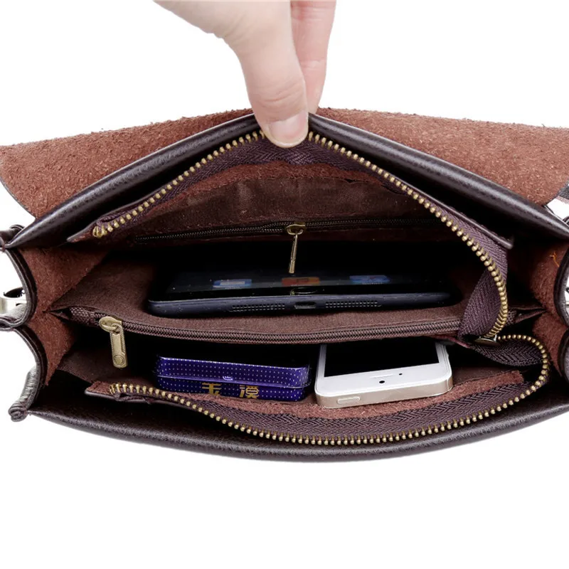 EBOYU HOT SOLD Men Shoulder Bag,men Handbags,business Bag,TOP Genuine Leather Men Bag,fashion Husband Women Men Messenger Bag