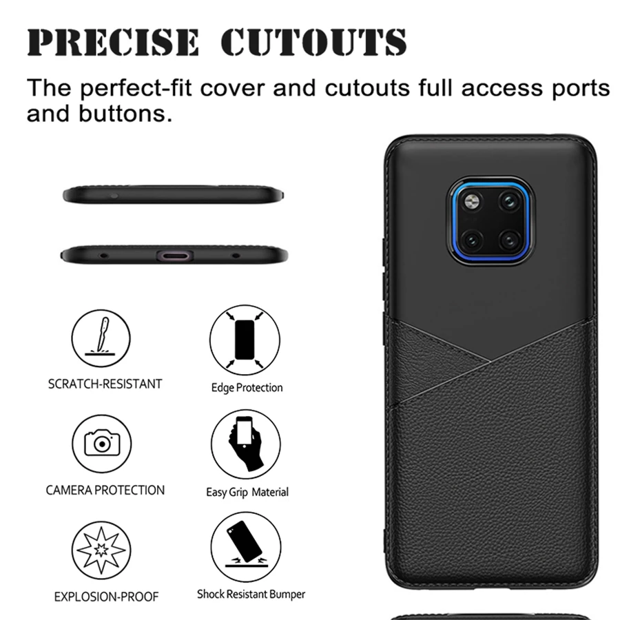 Чехол для телефона huawei mate 20 lite защитный чехол ультра тонкий huwai mate20 light 20pro Матовый