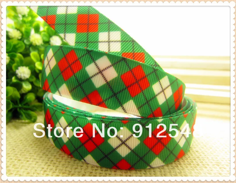 1493129 22 мм Рождественская серия печатная корсажная лента материалы ручной работы