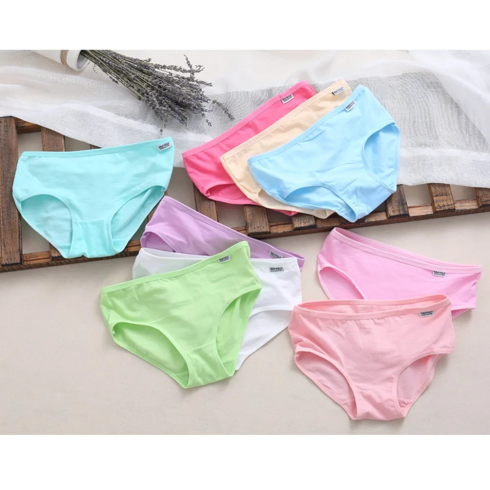 

10Pcs Sexy Women's Cotton Blend Panties Briefs Lingerie Shorts Underwear Thongs