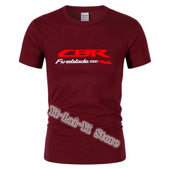 Брендовые Новые мужские футболки из 100% хлопка Япония мотоцикл CBR 1000RR Fireblade