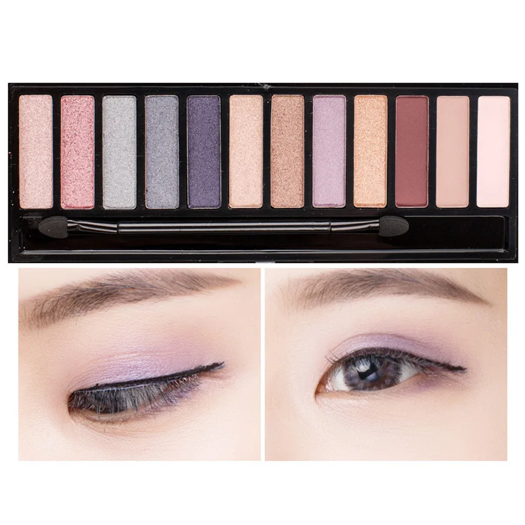 #4 2018 New Fashion 12 Colors Dreamy Matte Pearlescent Polarized Beauty Makeup Beginner Eye Shadow Freeship |