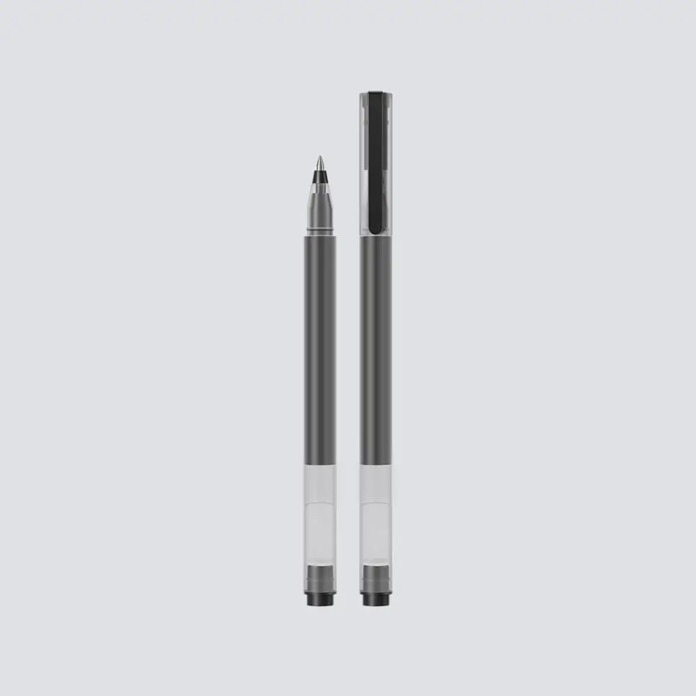 Черный Новинка Xiao mi jia Sign Pen mi Pen 0,5 мм ручка для подписи гладкая швейцарская сменная ручка mi Kuni японские чернила 2 цвета черный и красный - Цвет: Черный