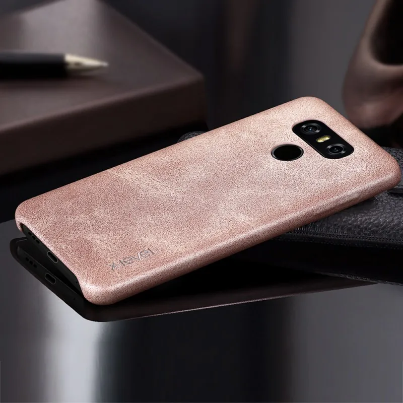 X-Level винтажный Роскошный кожаный чехол для телефона LG V20 V50 thinq Ретро ультра тонкий