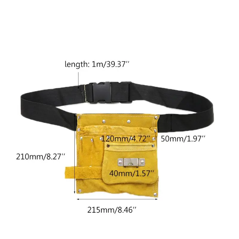 Поясной чехол для инструментов электрика сумка Набор отверток кожаный держатель