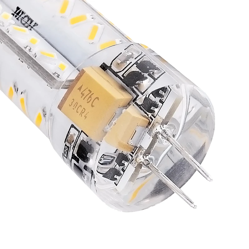 Светодиодная лампа G4 12 В AC/DC 1 5 Вт 2 3 24/48/57/81 3014SMD светодиодный 360 градусов 3000K 4500K 6000K