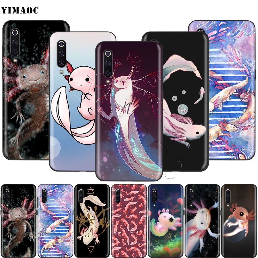 Милый чехол с животными Axolotl для Xiaomi Redmi MI Note MAX 3 6a 7 6 8 9 10 GO SE A1 A2 A3 Lite 8A F1 Pro|Бамперы| |
