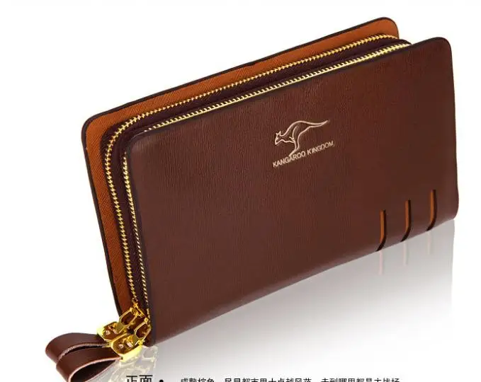 A generation of fat Kangaroo hand header layer leather bag men clutch wallet long section male business packa|generator muffler|generator waterwallet