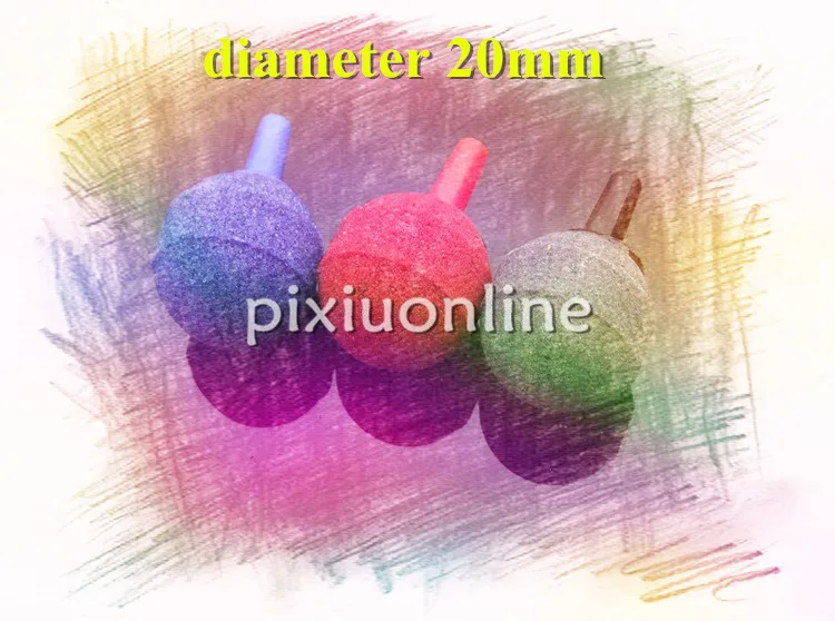 

1pc K722 Colorful Ball Air Bubble Stone High Sintering Air Stone Bubble aquarium for Aquarium Fish Tank Free Shipping