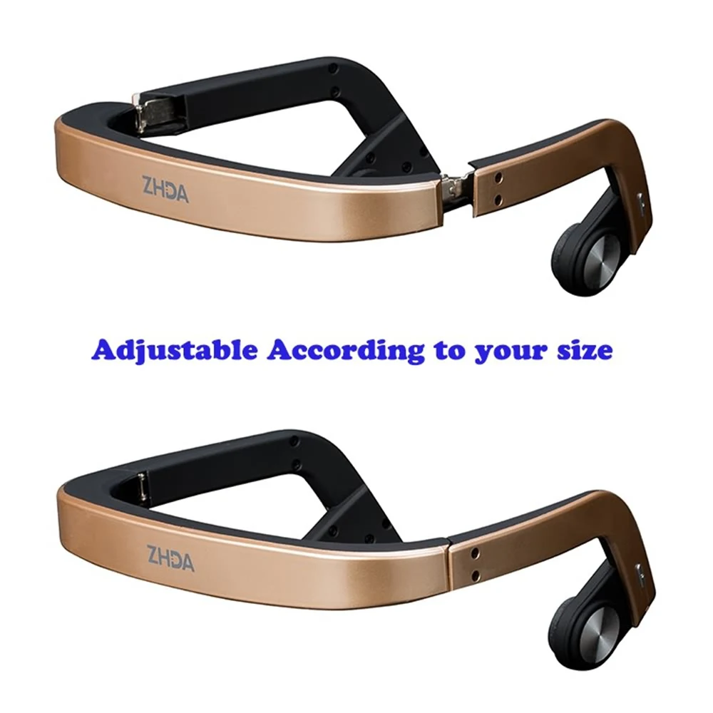 Bluetooth гарнитура ZHDA с костной проводимостью фирменный слуховой аппарат + телефон