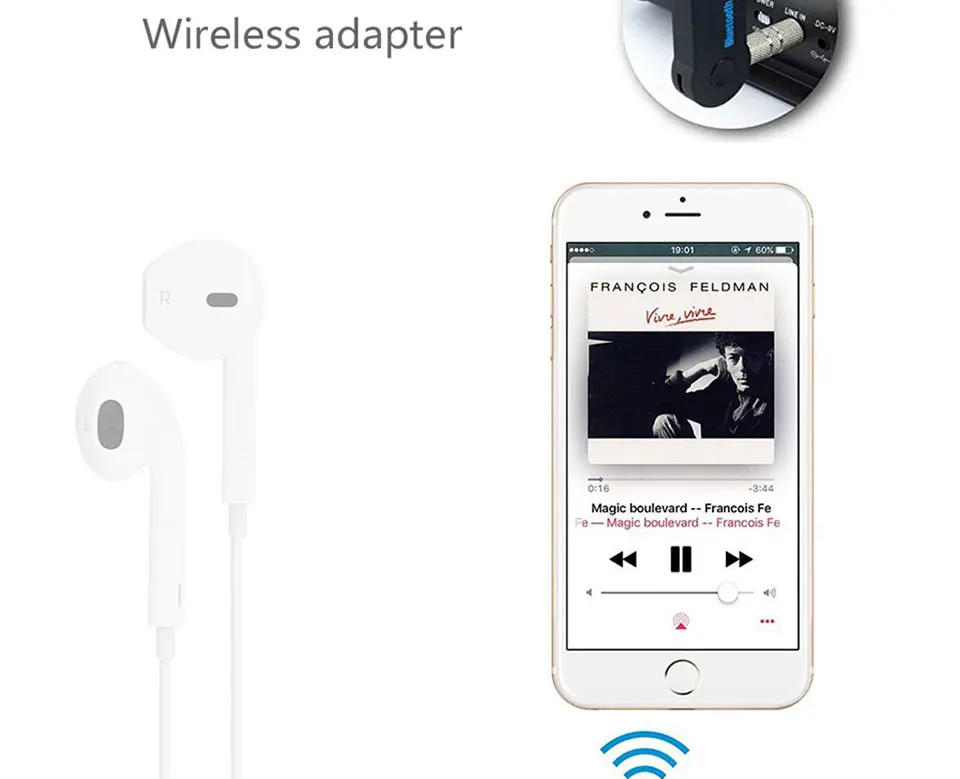 Roreta Мини Bluetooth приемник аудио музыка беспроводной адаптер 3,5 мм разъем громкой связи Bluetooth передатчик автомобильный комплект AUX