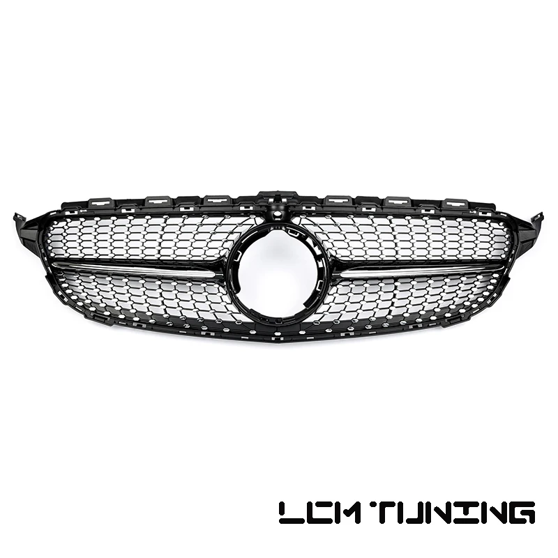2019 Новый бриллиантовый стиль передний бампер гоночная решетка для Mercedes For Benz C class