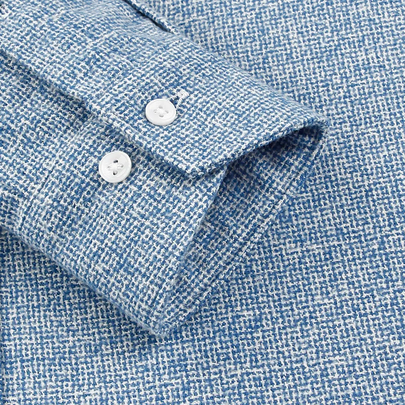 Smart Five рубашка для мужчин Высокое качество модные хлопковые Camisa Masculina с длинным
