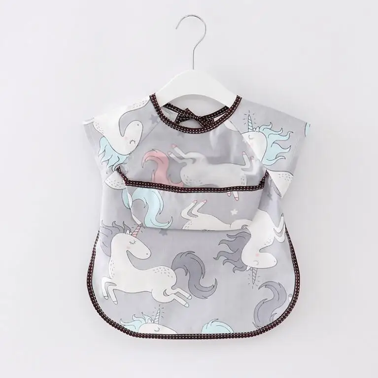 

Baby Bibs Cute Cartoon Unicorn Pattern Toddler Baby Waterproof Saliva Towel Cotton Fit 0-4 Years Old Infant Burp Cloths Feeding