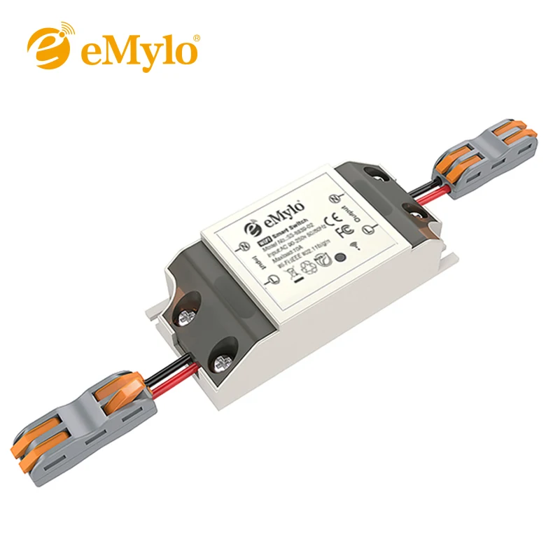 

eMylo Smart Wifi Light Lamp Switches Module Wireless Relay Remote Control Outlet Timer Smart Life Work with Alexa, Google Home