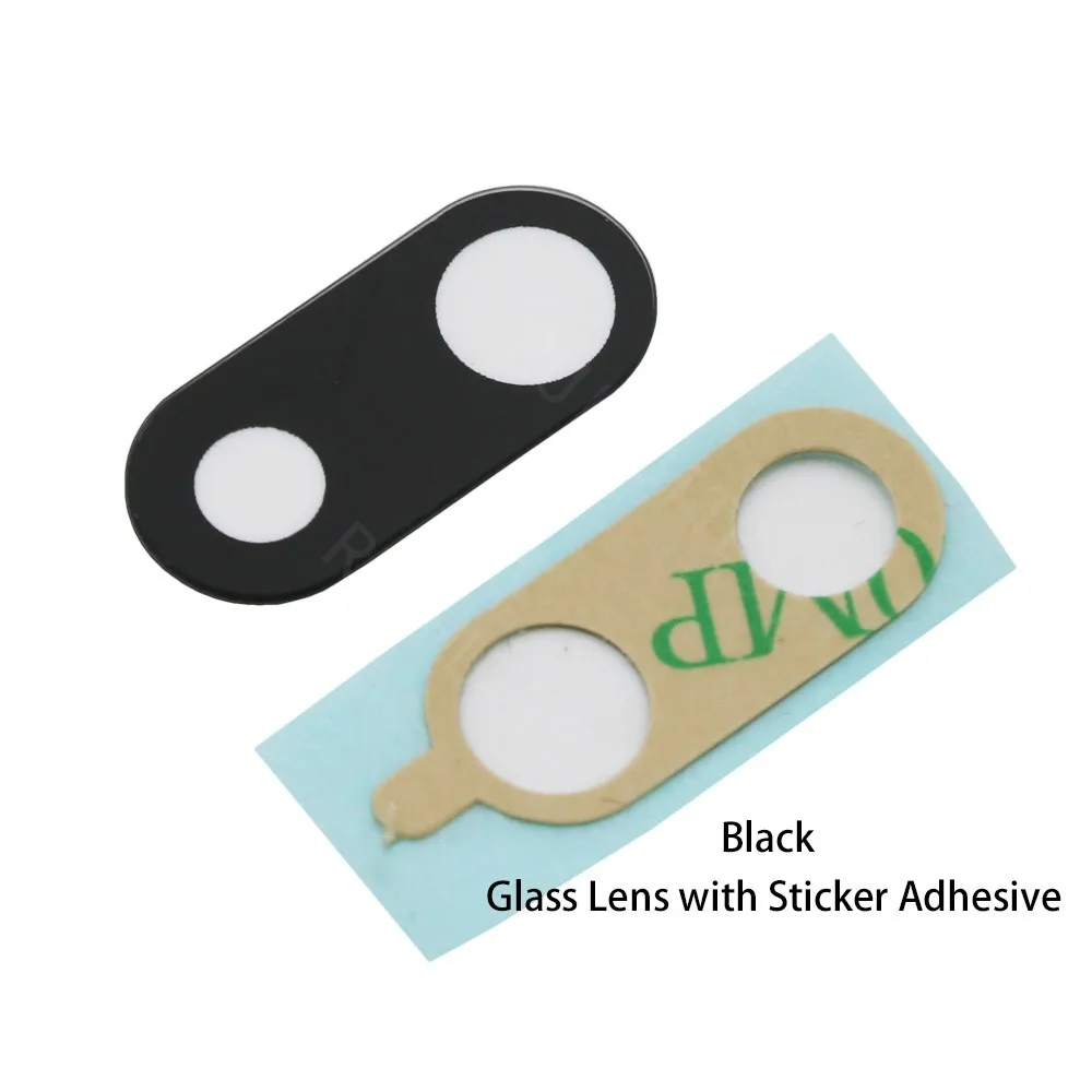 RUIHUITE 10 шт./лот стеклянная крышка объектива камеры и рамка с наклейкой для LG V30