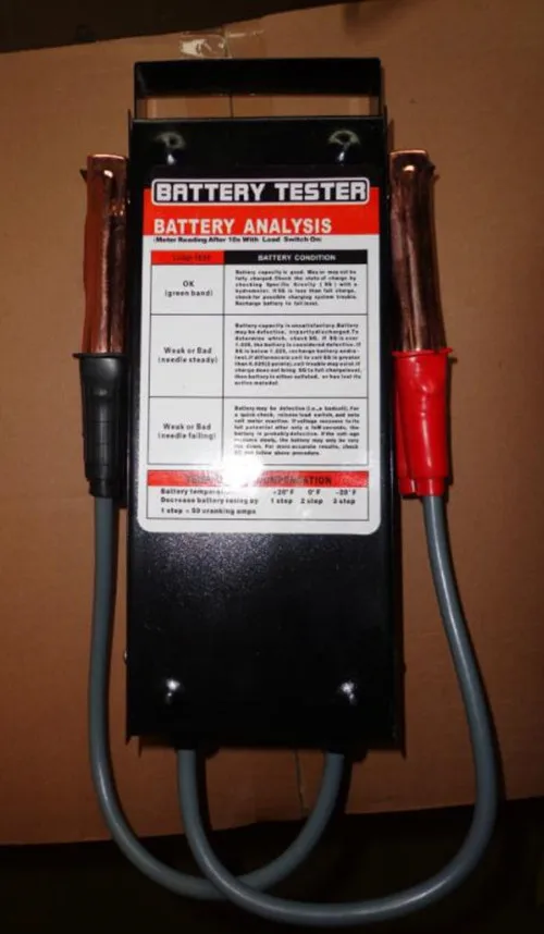 Тестер нагрузки батареи 6 в 12 В 100 А с изолированными зажимами|load tester|battery loadbattery load