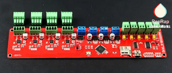 Схема 3D принтера плата панель управления для репрап марки Melzi ATMEGA1284P MK1 MK2a MK3|panel 3d|3d