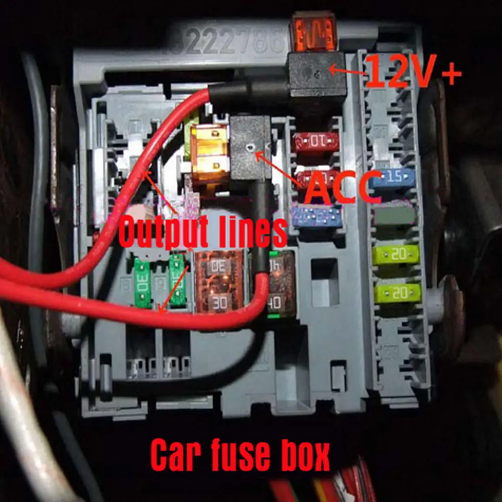 EE Поддержка 5 шт. ACN ATM TAP Mini Add a circuit низкопрофильный плавкий стильный