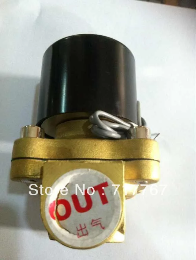 Water Air Pipeline Gas Brass NC 2Way 2 Position Electric Solenoid Valve Vavle 1'ɱ/4'' BSP 12VDC 24VDC 110V 2W350-35 |