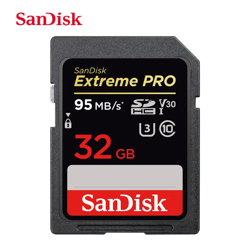 Карта памяти SanDisk PRO SD 95 м/с 32 Гб SDHC 64 128 ГБ 256 170 SDXC Class10 V30 U3 4K|sdxc uhs-i u3|sdhc 64gb32gb sdhc |