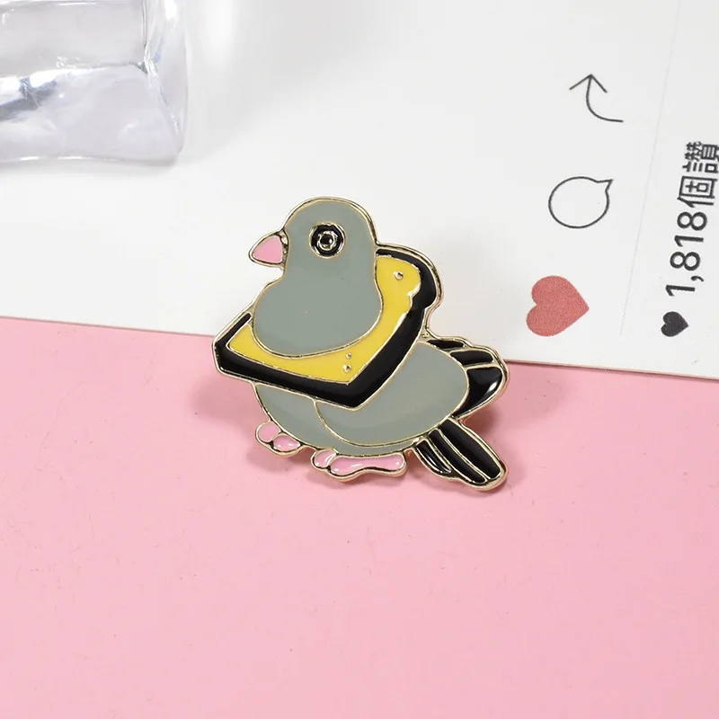 Женская и мужская брошь в виде пчелы из мультфильма Magpie корейская мода простые
