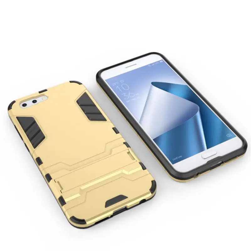 Чехол для Asus Zenfone 4 ZE554KL роскошный армированный Гибридный Силиконовый + жесткий