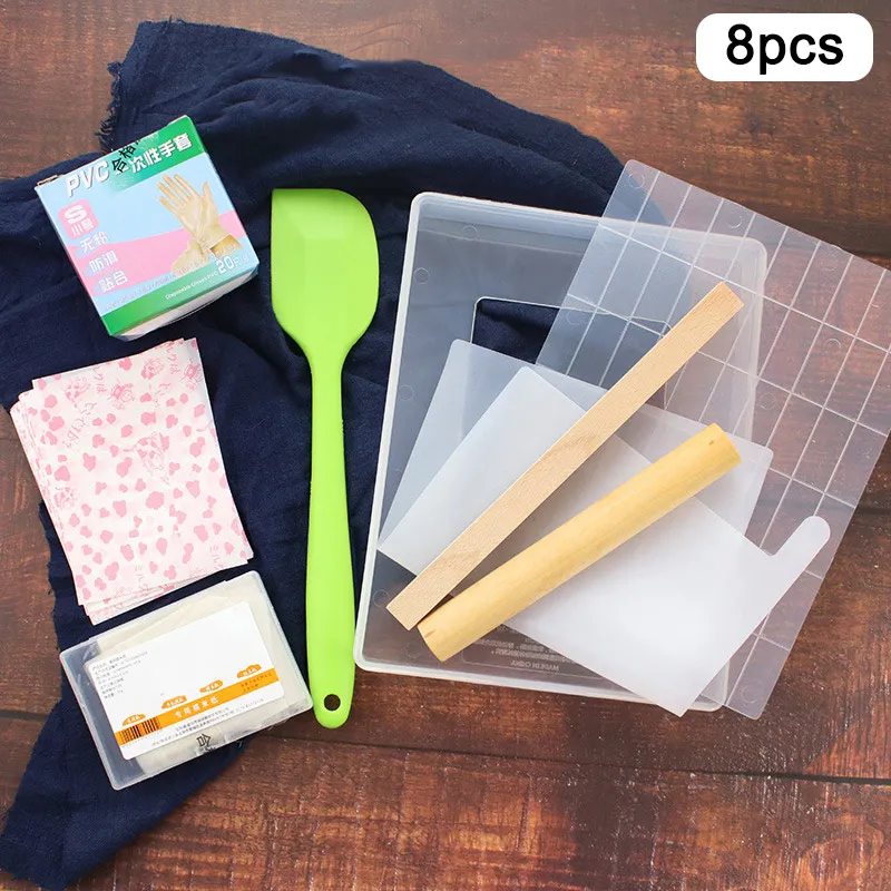 8pcs Новинка DIY конфеты изготовление пресс-форм прозрачный сахар делая набор конфеты из нуги ручной работы инструмент TE889 - Цвет: 8pcs