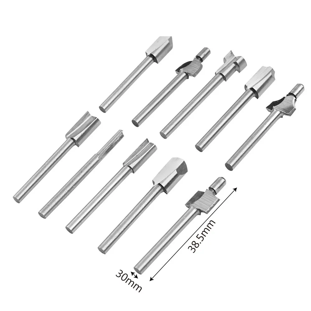 NICEYARD Electric Trimming Machine Fits Dremel Rotary Set Woodworking Cutter Polishing Milling Cutter Engraving Machine